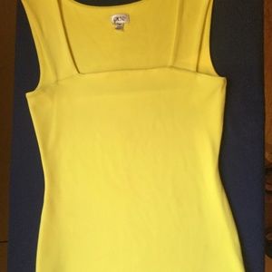 Cache Dressy Sleeveless Top – Yellow